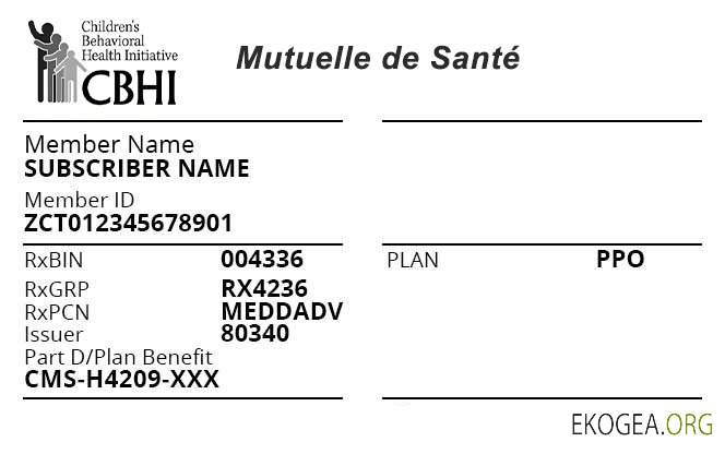 Carte d'assurance maladie du Rwanda